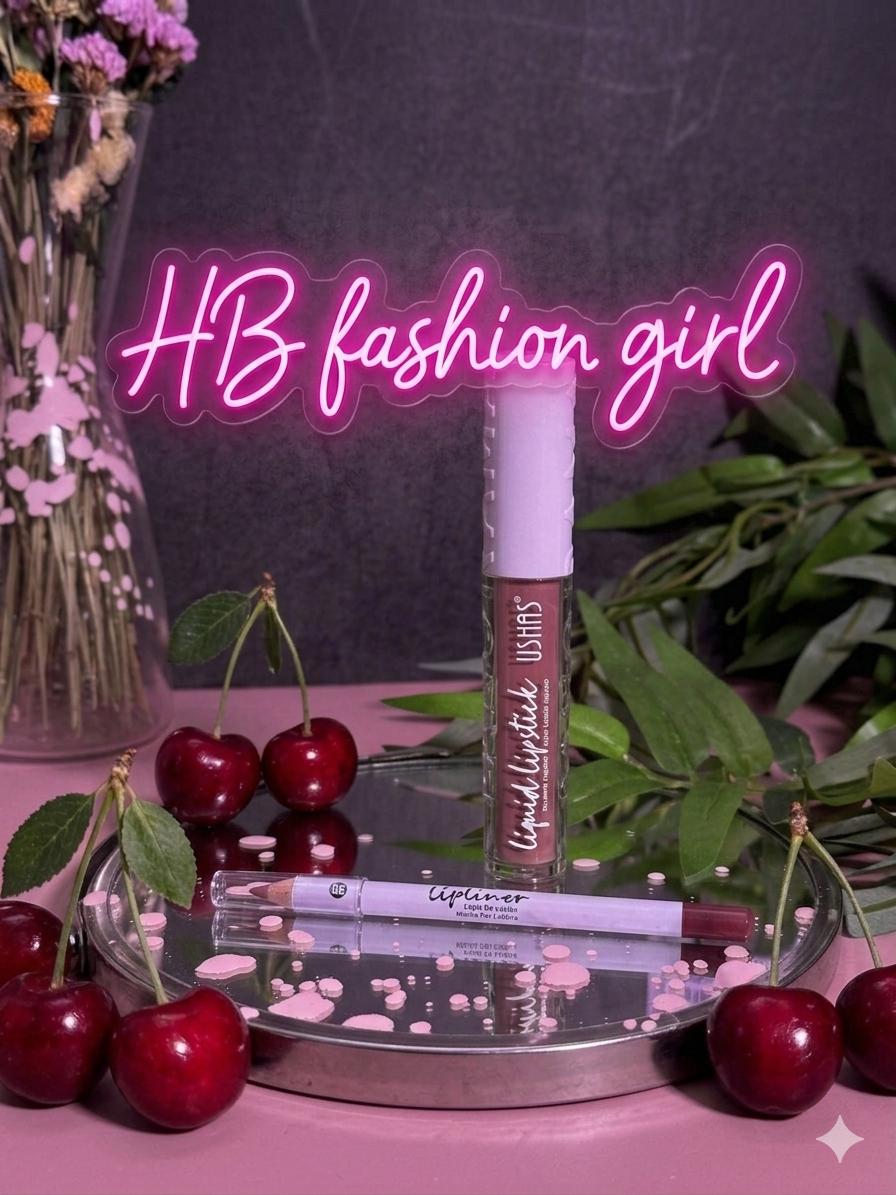 USHAS Collezione Liquid Lipstick & Lip Liner 💄