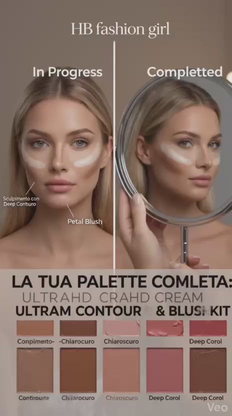 Kit Completo UltraHD Cream Contour & Blush